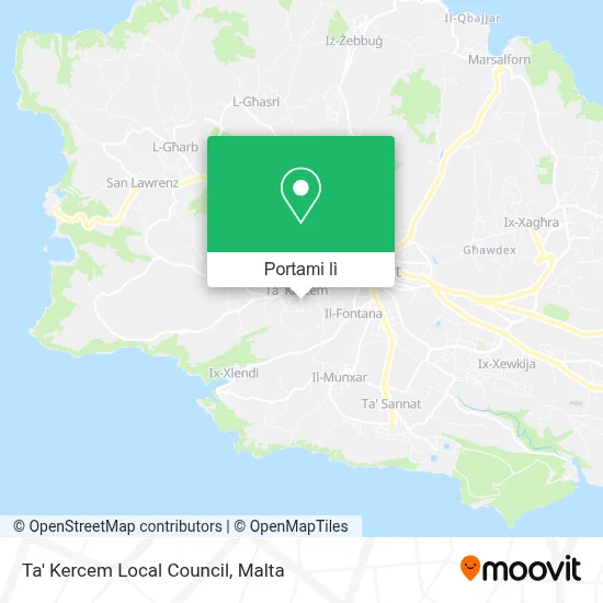 Mappa Ta' Kercem Local Council