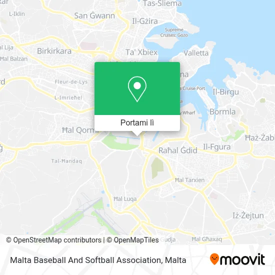 Mappa Malta Baseball And Softball Association