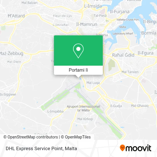 Mappa DHL Express Service Point