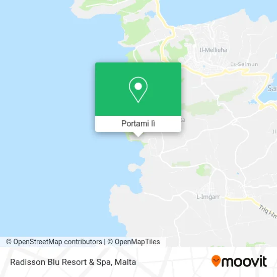 Mappa Radisson Blu Resort & Spa