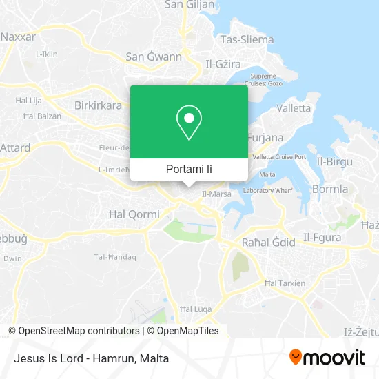 Mappa Jesus Is Lord - Hamrun