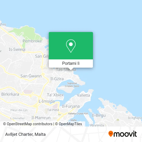 Mappa Av8jet Charter