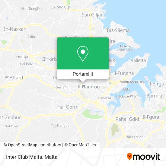 Mappa Inter Club Malta
