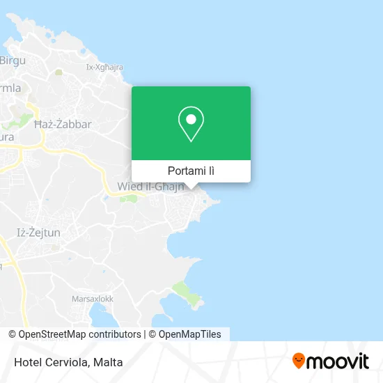 Mappa Hotel Cerviola