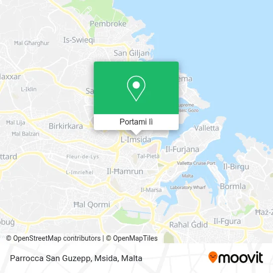 Mappa Parrocca San Guzepp, Msida