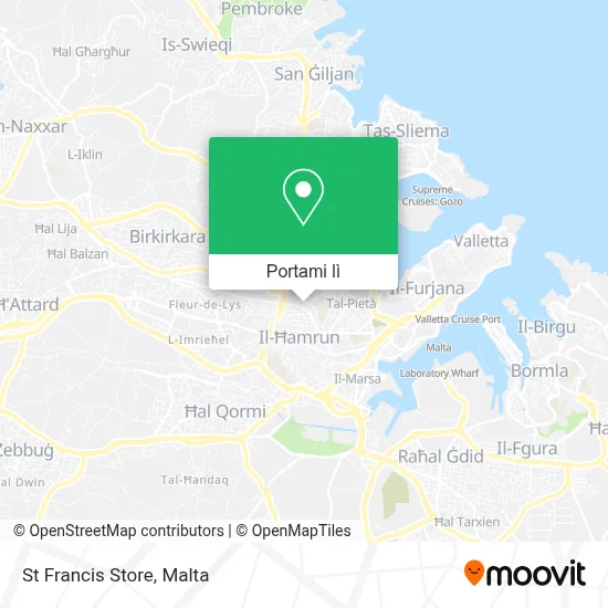 Mappa St Francis Store