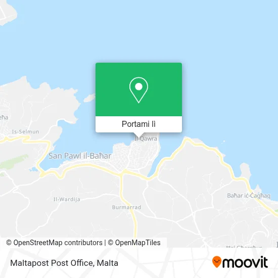 Mappa Maltapost Post Office