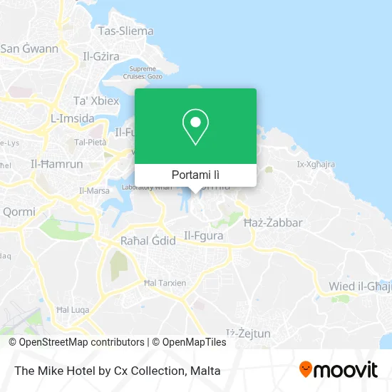 Mappa The Mike Hotel by Cx Collection