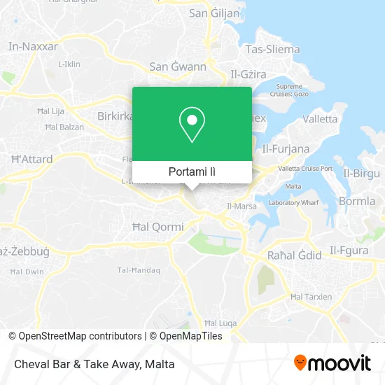 Mappa Cheval Bar & Take Away