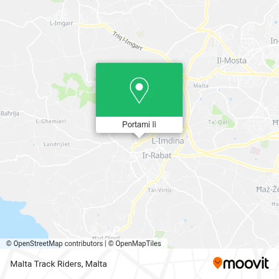 Mappa Malta Track Riders