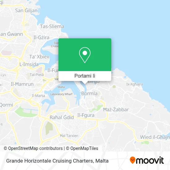 Mappa Grande Horizontale Cruising Charters