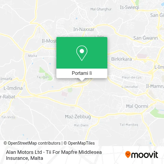 Mappa Alan Motors Ltd - Tii For Mapfre Middlesea Insurance