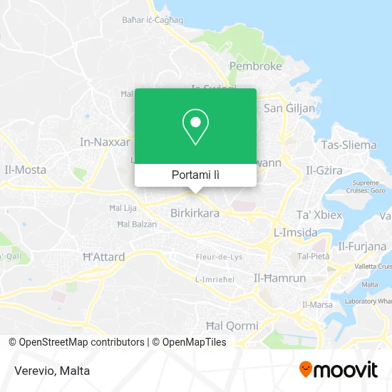 Mappa Verevio