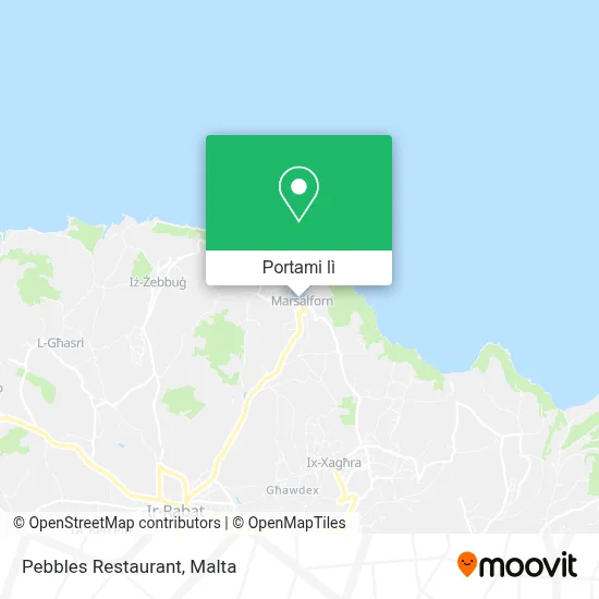 Mappa Pebbles Restaurant