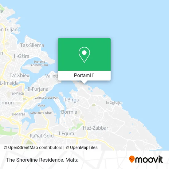 Mappa The Shoreline Residence