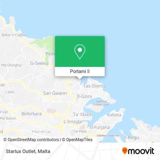 Mappa Starlux Outlet