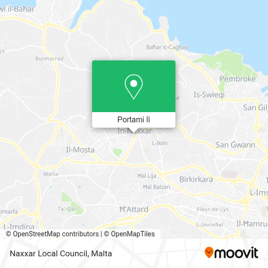 Mappa Naxxar Local Council