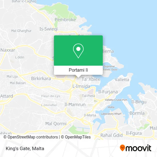 Mappa King's Gate