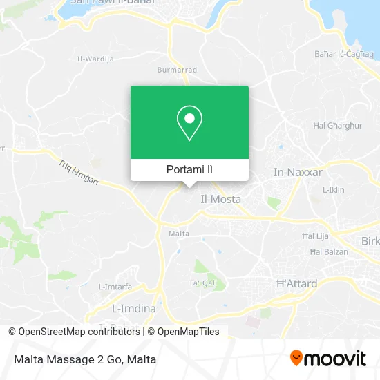 Mappa Malta Massage 2 Go