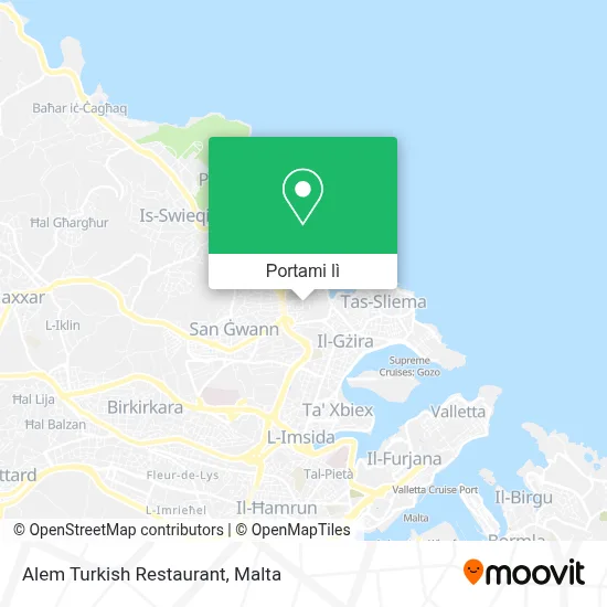 Mappa Alem Turkish Restaurant