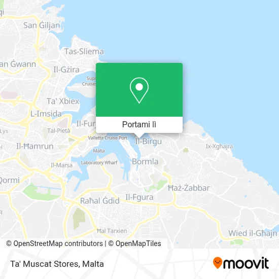 Mappa Ta' Muscat Stores