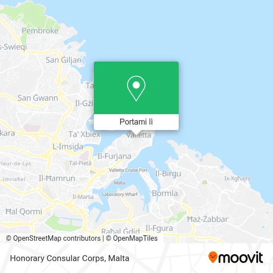 Mappa Honorary Consular Corps