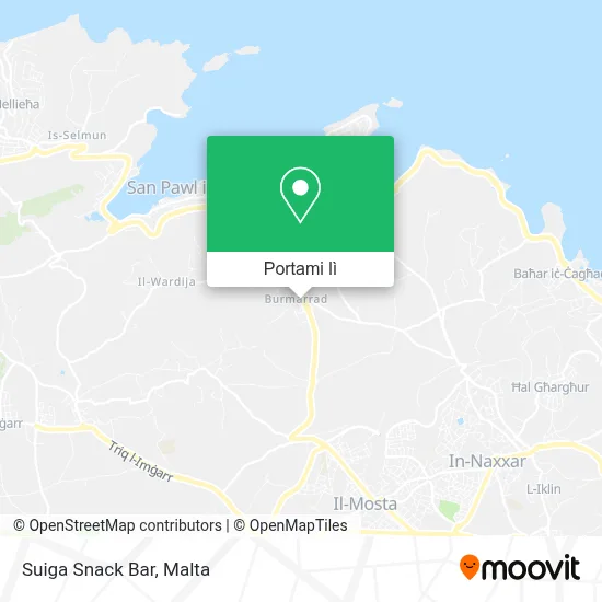 Mappa Suiga Snack Bar