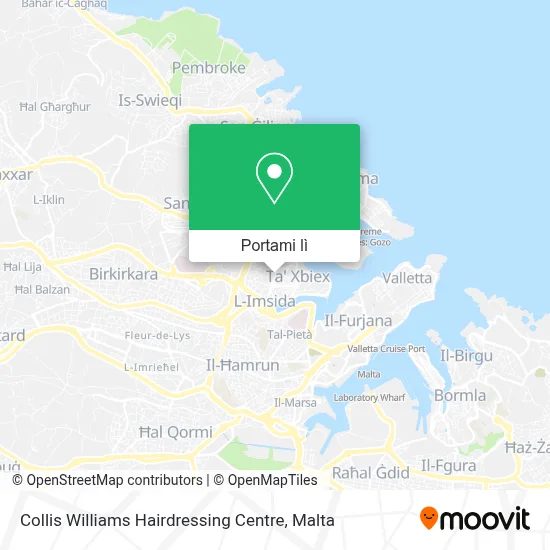 Mappa Collis Williams Hairdressing Centre
