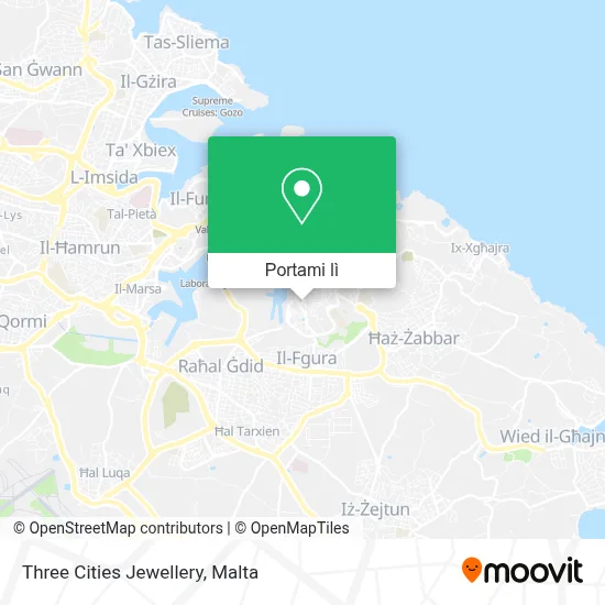 Mappa Three Cities Jewellery