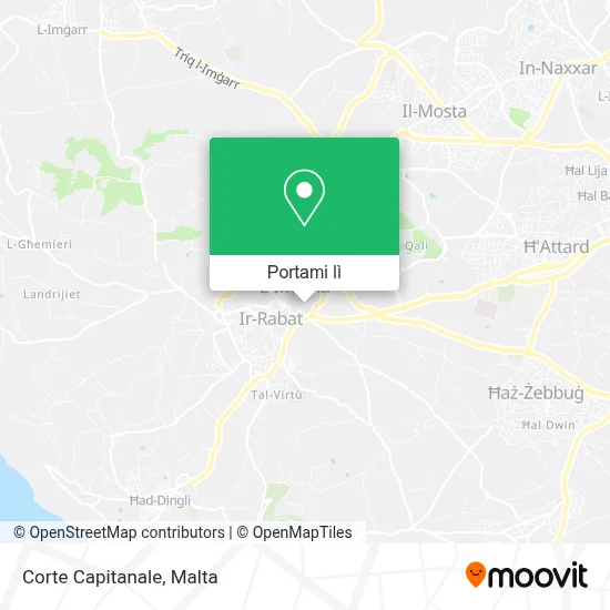 Mappa Corte Capitanale