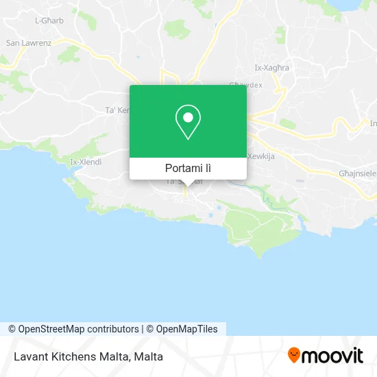 Mappa Lavant Kitchens Malta