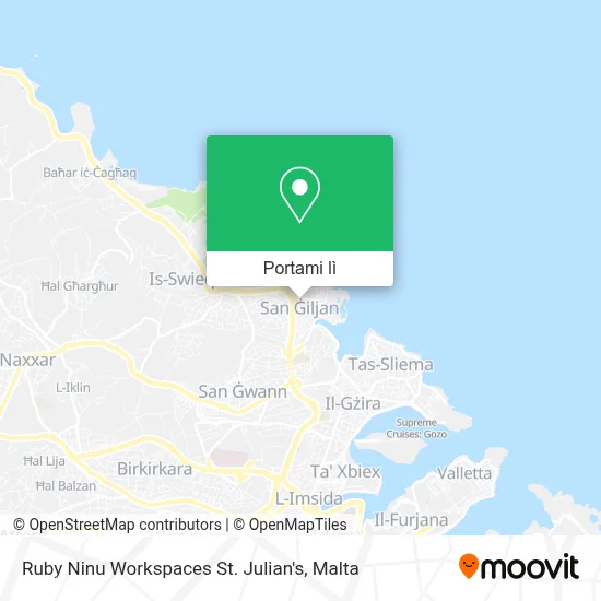 Mappa Ruby Ninu Workspaces St. Julian's