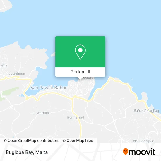 Mappa Bugibba Bay