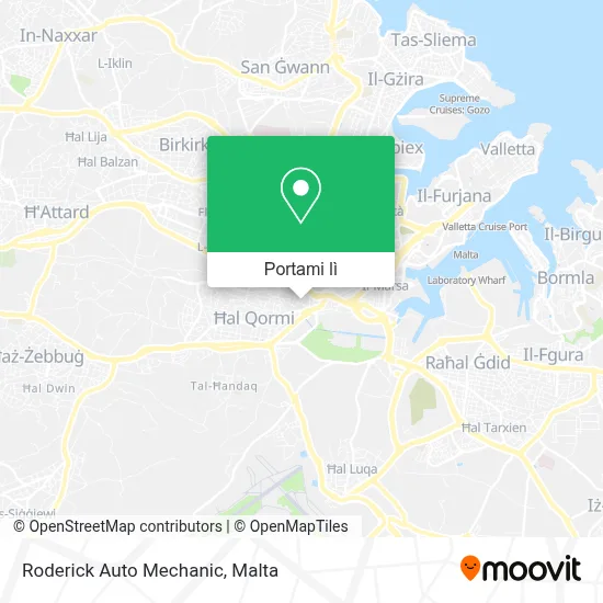 Mappa Roderick Auto Mechanic