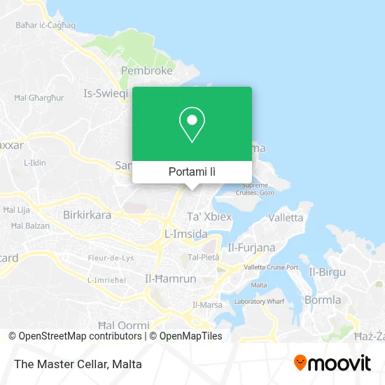 Mappa The Master Cellar