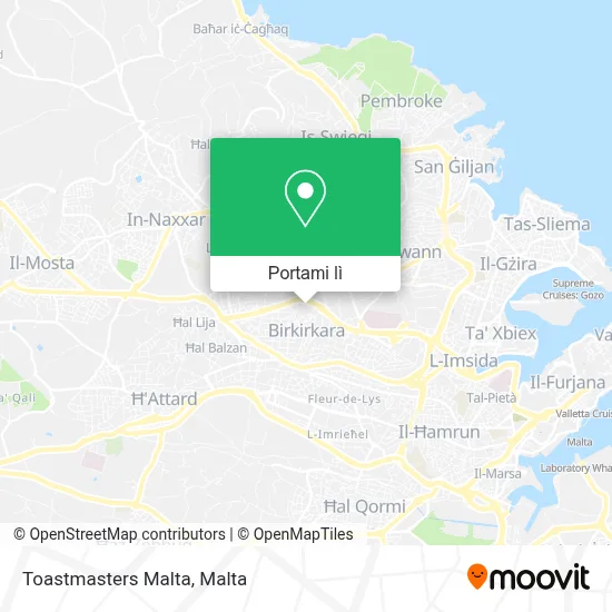 Mappa Toastmasters Malta