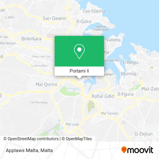 Mappa Applaws Malta