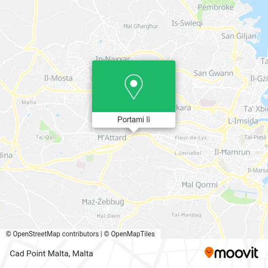 Mappa Cad Point Malta