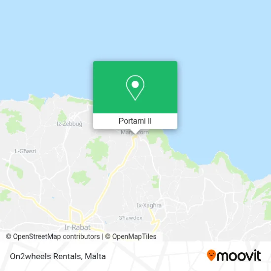 Mappa On2wheels Rentals