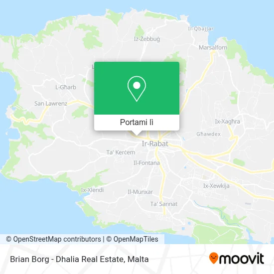 Mappa Brian Borg - Dhalia Real Estate