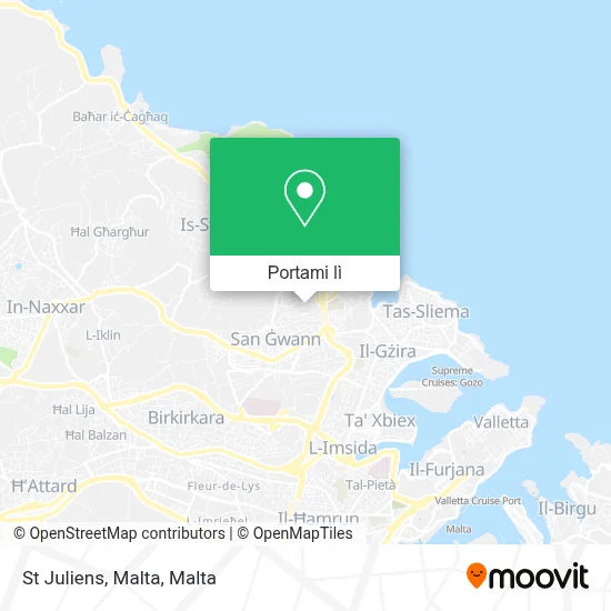 Mappa St Juliens, Malta