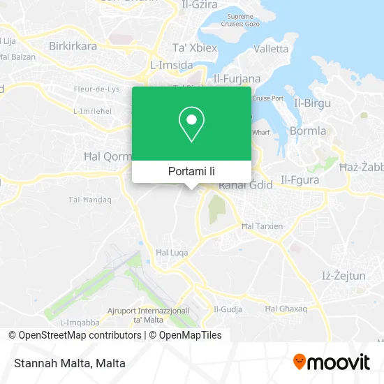 Mappa Stannah Malta