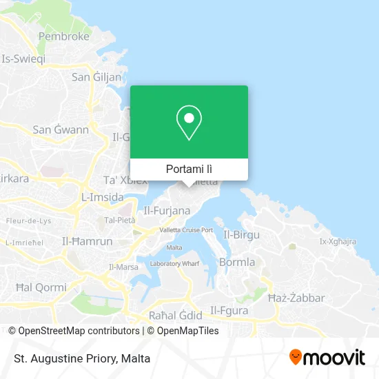 Mappa St. Augustine Priory