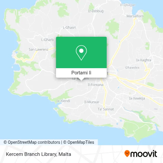 Mappa Kercem Branch Library