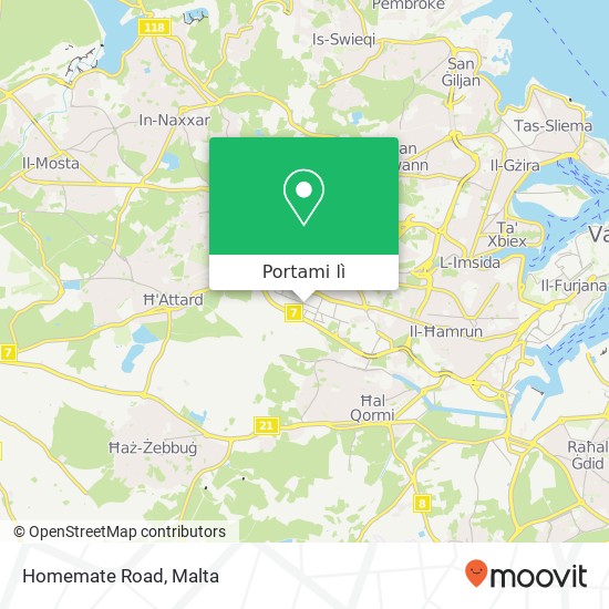 Mappa Homemate Road