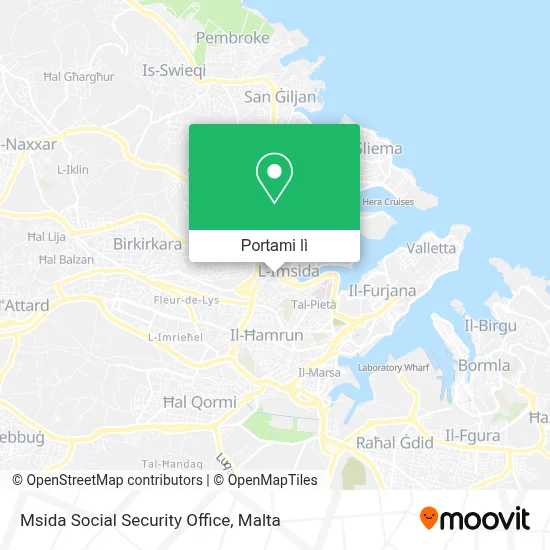 Mappa Msida Social Security Office