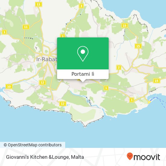 Mappa Giovanni's Kitchen &Lounge