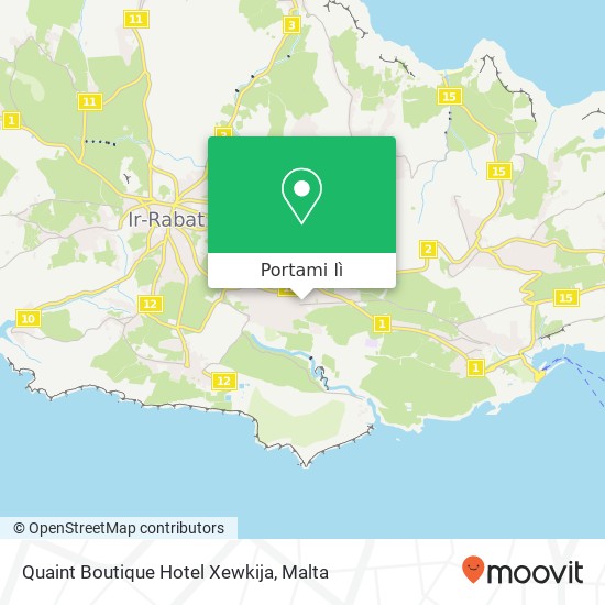 Mappa Quaint Boutique Hotel Xewkija
