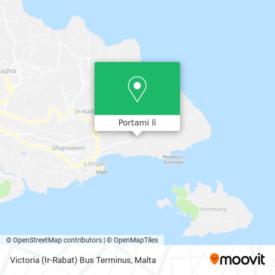 Mappa Victoria (Ir-Rabat) Bus Terminus