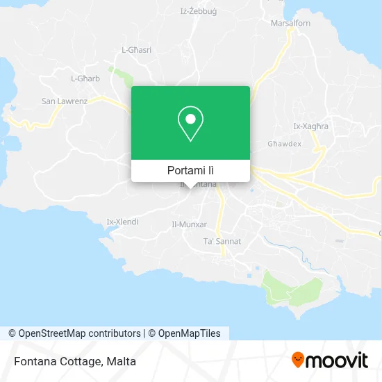 Mappa Fontana Cottage